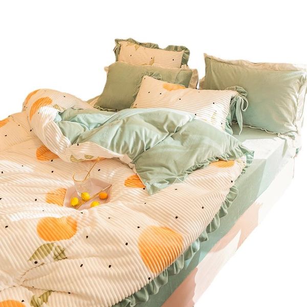 bedding sets magic velvet four-piece set milk double-sided coral fleece duvet cover bed sheet winter flannel three-piece
bedding sets magic velvet four-piece set milk double-sided coral fleece duvet cover bed sheet winter flannel three-piece
