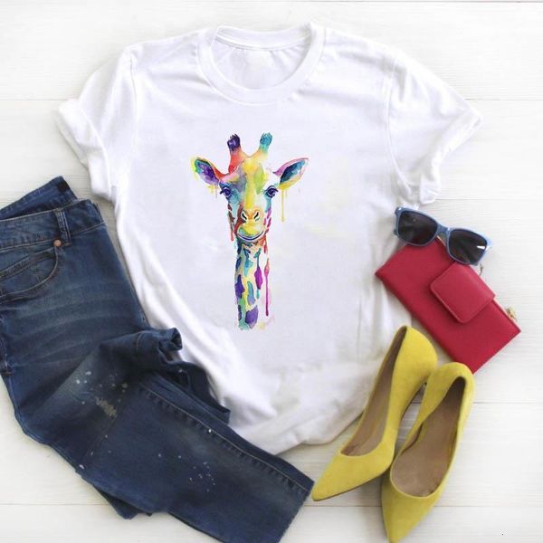 women shirt summer giraffe plus size 4xl short sleeve womens clothes graphic print ladies kawaii tees tshirt female t-shirt, White
women shirt summer giraffe plus size 4xl short sleeve womens clothes graphic print ladies kawaii tees tshirt female t-shirt, White