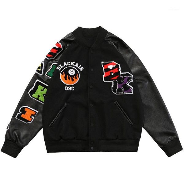 men's jackets hip hop men bomber pilot jacket streetwear harajuku letters embroidery vintage loose baseball coat unisex, Black;brown
men's jackets hip hop men bomber pilot jacket streetwear harajuku letters embroidery vintage loose baseball coat unisex, Black;brown