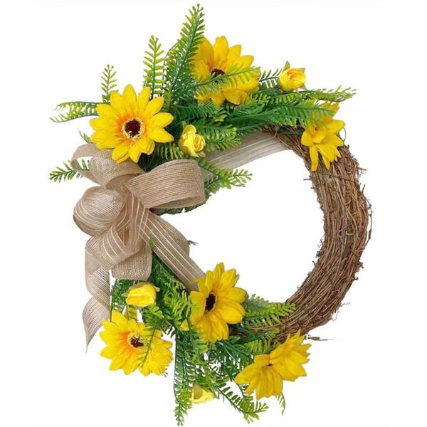 decorative flowers & wreaths large artificial sunflower wreath summer autumn rattan thanksgiving day door hanging home halloween decoration
decorative flowers & wreaths large artificial sunflower wreath summer autumn rattan thanksgiving day door hanging home halloween decoration