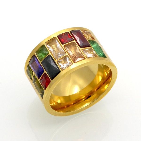 wedding rings multicolor crystal ring for women anel 316l stainless steel female rainbow color stone anillo fashion jewelry, Slivery;golden
wedding rings multicolor crystal ring for women anel 316l stainless steel female rainbow color stone anillo fashion jewelry, Slivery;golden