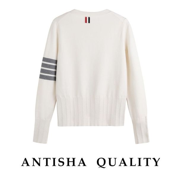 zhaoda versatile 2021 autumn winter sweater women's college tb bar tide brand new four coat cardigan, Black
zhaoda versatile 2021 autumn winter sweater women's college tb bar tide brand new four coat cardigan, Black