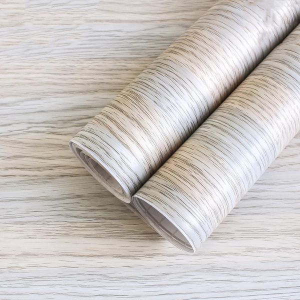 wallpapers waterproof self-adhesive wood grain wallpaper film kitchen cabinet bedroom wardrobe furniture deskrenovation stickers decor
