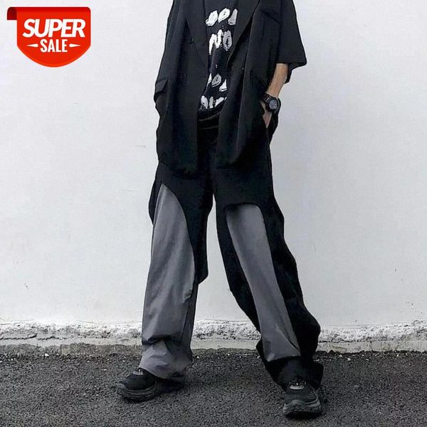 pants women men street dark simple hip-hop style black white contrast color stitching broken edge sports high street stacking #4k1x
pants women men street dark simple hip-hop style black white contrast color stitching broken edge sports high street stacking #4k1x
