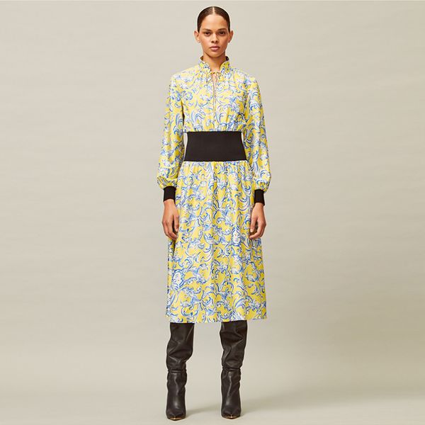 2021 spring autumn new women's print vintage fashion stitching elegant long sleeve holiday midi dress 5hhy, Black;gray
2021 spring autumn new women's print vintage fashion stitching elegant long sleeve holiday midi dress 5hhy, Black;gray