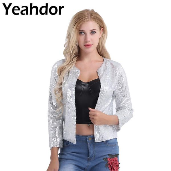 wraps & jackets women long sleeve fashion shiny sequins open front cardigan office work formal slim blazer jacket coat for wedding evening g, White
wraps & jackets women long sleeve fashion shiny sequins open front cardigan office work formal slim blazer jacket coat for wedding evening g, White