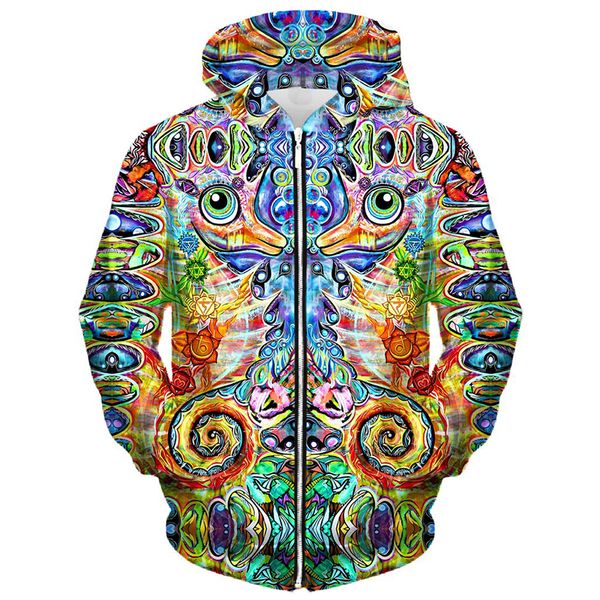 Strange pattern men s Zip-up Hoodie visual impact party top punk goth round neck high quality sweatshirt hoodie, Black
Strange pattern men s Zip-up Hoodie visual impact party top punk goth round neck high quality sweatshirt hoodie, Black