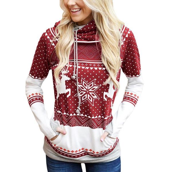 women's hoodies & sweatshirts christmas women zipper dot elk snowflake printed sweatshirt female drawstring hoody pullover, Black
women's hoodies & sweatshirts christmas women zipper dot elk snowflake printed sweatshirt female drawstring hoody pullover, Black