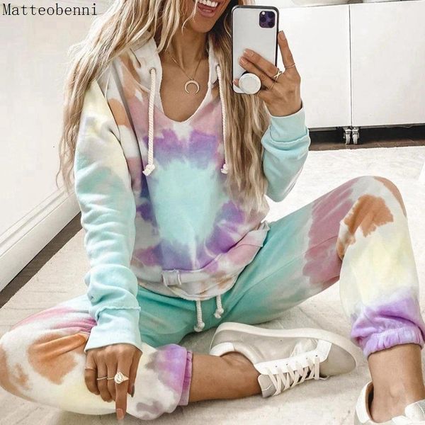 2021 new tie dye two piece set lounge wear women casual outfits autumn street pullovers hoodies and pants jogger suits 2pcs tracksuit nnxt, Gray
2021 new tie dye two piece set lounge wear women casual outfits autumn street pullovers hoodies and pants jogger suits 2pcs tracksuit nnxt, Gray