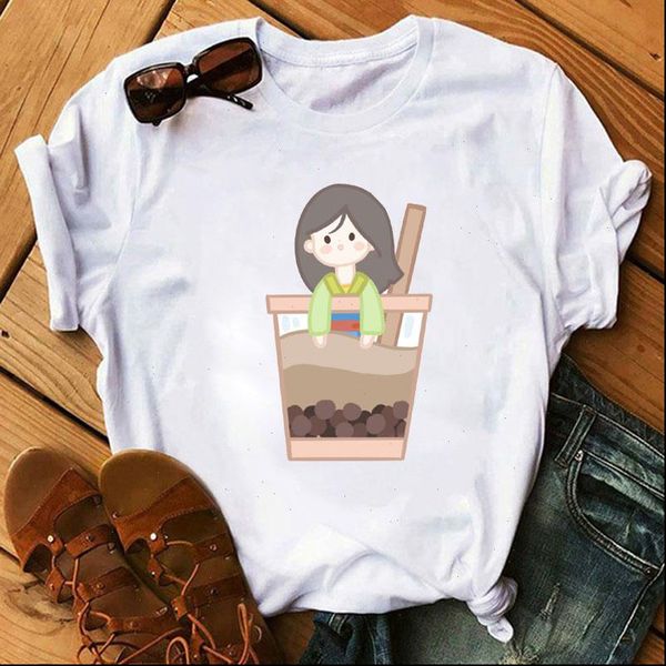 fashion personality princess milk tea lovely printed t shirt summer ladies t shirt cartoon harajuku women drop shipping, White
fashion personality princess milk tea lovely printed t shirt summer ladies t shirt cartoon harajuku women drop shipping, White