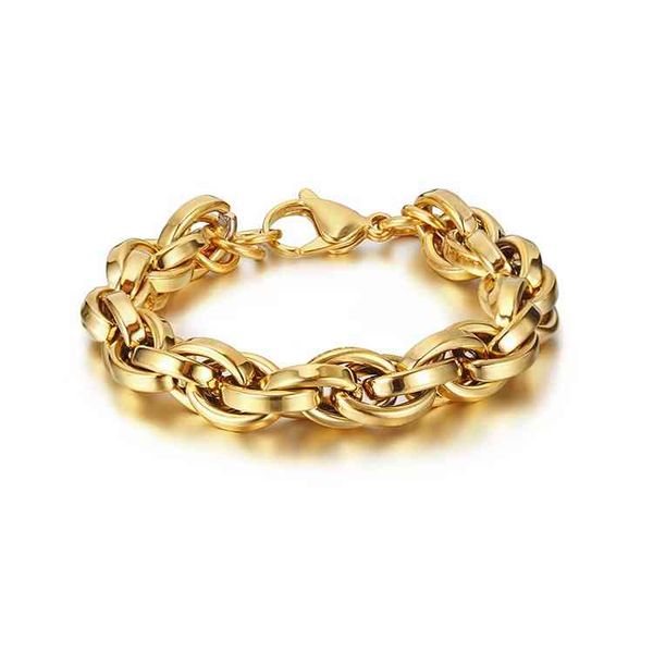 jewelry 18k gold plated stainls steel multi-layer twisted links thick oval chain link bracelet, Golden;silver
jewelry 18k gold plated stainls steel multi-layer twisted links thick oval chain link bracelet, Golden;silver