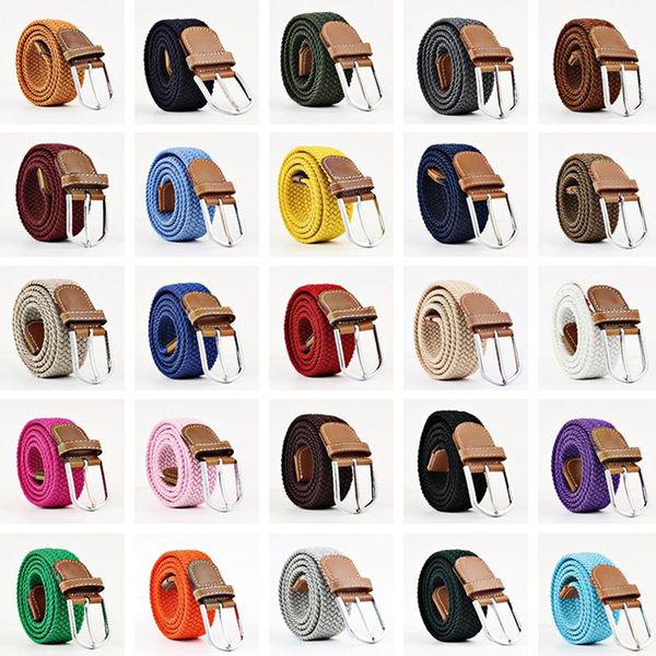 belts korean version of men and women woven elastic belt striped pin buckle canvas non-porous casual jeans versatile waistband, Black;brown
belts korean version of men and women woven elastic belt striped pin buckle canvas non-porous casual jeans versatile waistband, Black;brown