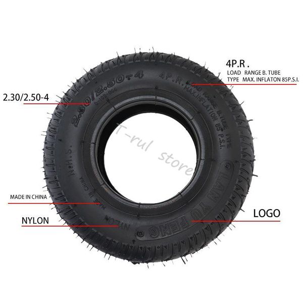 motorcycle wheels & tires tire 2.80/2.50-4 thickened outer tube fits electric scooters, tricycles, mini vehicles tyre accessories
motorcycle wheels & tires tire 2.80/2.50-4 thickened outer tube fits electric scooters, tricycles, mini vehicles tyre accessories