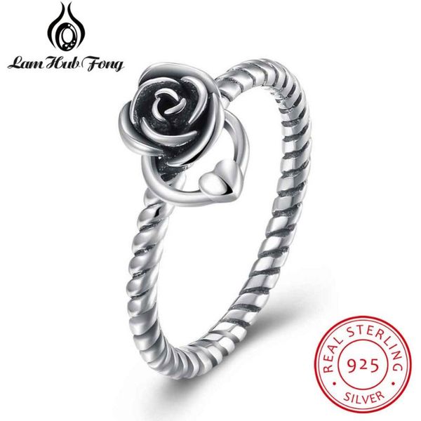 cluster rings vintage 925 sterling silver women rose flower heart ring fine jewelry wedding engagement party gifts (lam hub fong), Golden;silver
cluster rings vintage 925 sterling silver women rose flower heart ring fine jewelry wedding engagement party gifts (lam hub fong), Golden;silver