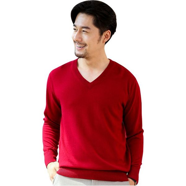 men's sweaters smpevrg spring autumn and winter 100% cashmere sweater v-neck knitted long sleeve casual pullover jumpers, White;black
men's sweaters smpevrg spring autumn and winter 100% cashmere sweater v-neck knitted long sleeve casual pullover jumpers, White;black