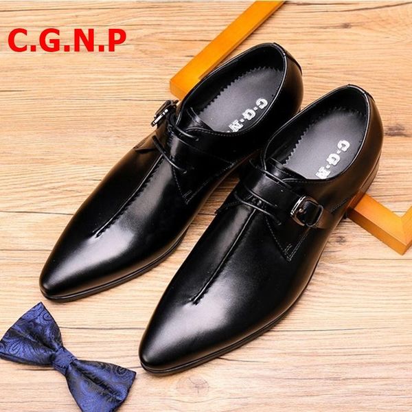 dress shoes c.g.n.p men luxury genuine leather pointed toe italian lace-up derby formal for, Black
dress shoes c.g.n.p men luxury genuine leather pointed toe italian lace-up derby formal for, Black