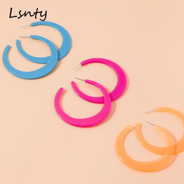 hoop & huggie fashion 2021 acrylic punk big c-shaped earrings for women drop earring jewelry accessories aesthetic party decoration, Golden;silver
hoop & huggie fashion 2021 acrylic punk big c-shaped earrings for women drop earring jewelry accessories aesthetic party decoration, Golden;silver