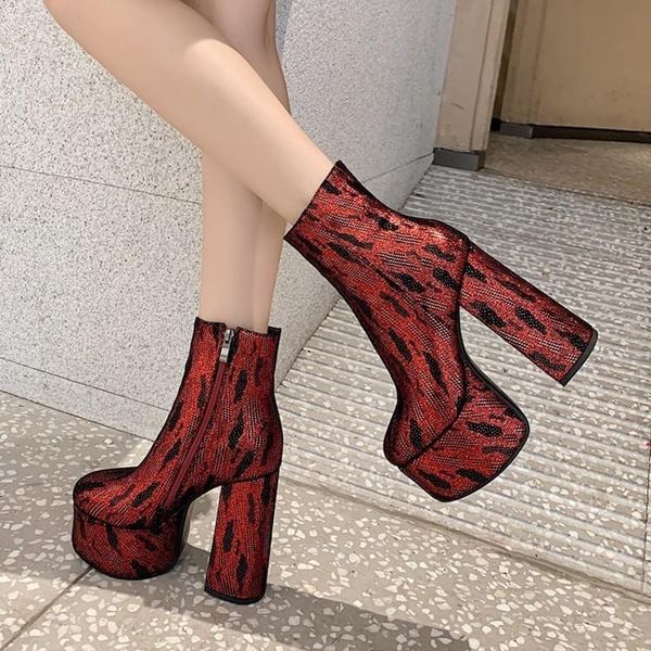 boots 2021 autumn and winter women's thick soled shoes heels ultra-high short wine red waterproof, Black
boots 2021 autumn and winter women's thick soled shoes heels ultra-high short wine red waterproof, Black