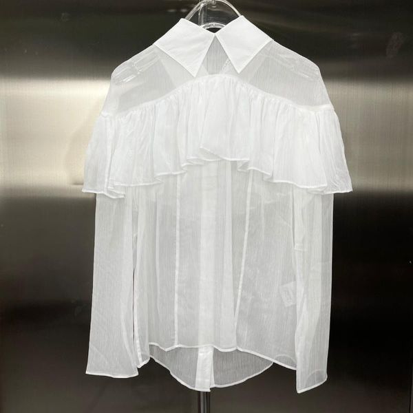 women's polos 21 early autumn perspective white ruffle lapel shirt advanced handmade workshop series
women's polos 21 early autumn perspective white ruffle lapel shirt advanced handmade workshop series