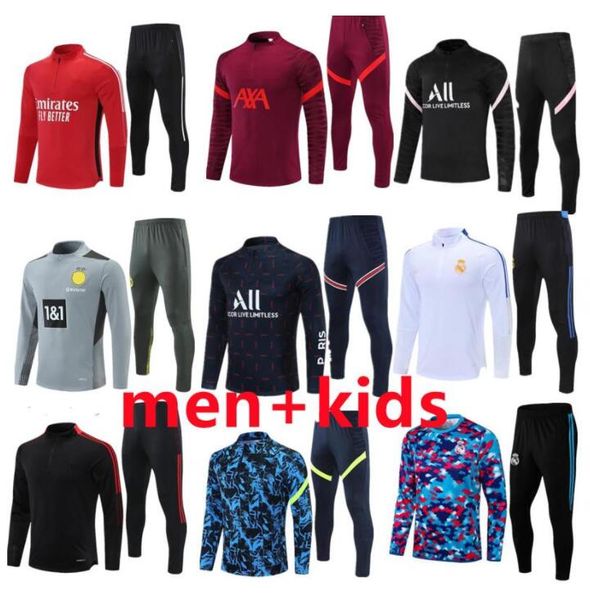 2021 2022 football messi tracksuit real madrid men training suits 20 21 22 hazard soccer mbappe paris benzema survetement maillots de foot, Black
2021 2022 football messi tracksuit real madrid men training suits 20 21 22 hazard soccer mbappe paris benzema survetement maillots de foot, Black