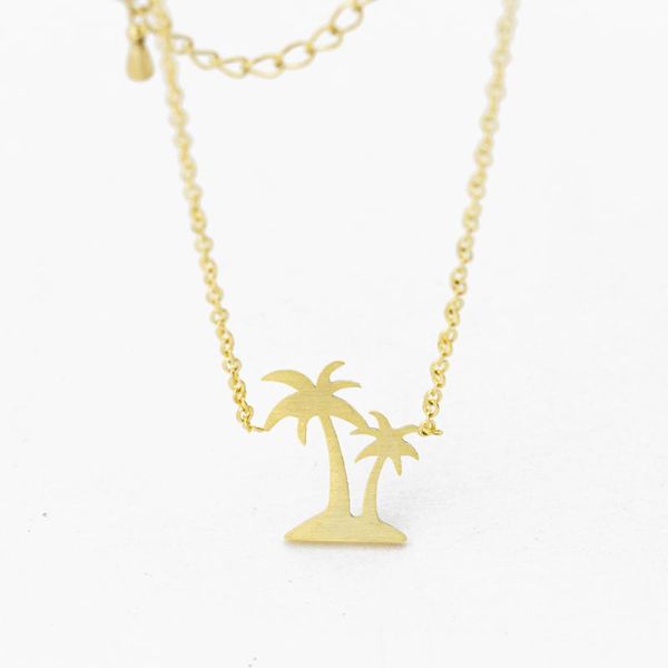 pendant necklaces wholesale tiny rose gold palm tree necklace women birthday gift stainless steel ketting collares tropical jewelry, Silver
pendant necklaces wholesale tiny rose gold palm tree necklace women birthday gift stainless steel ketting collares tropical jewelry, Silver