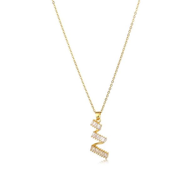 pendant necklaces jewellery luxury trend titanium steel geometric zircon wave women's jewelry girl necklace party for girls, Silver
pendant necklaces jewellery luxury trend titanium steel geometric zircon wave women's jewelry girl necklace party for girls, Silver