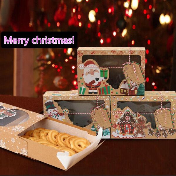 gift wrap 12/6/3 pcs kraft paper portable christmas box party favor holders candy cookie boxes with snowman santa claus card
gift wrap 12/6/3 pcs kraft paper portable christmas box party favor holders candy cookie boxes with snowman santa claus card
