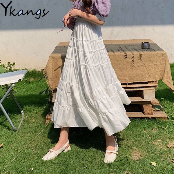 2021 spring summer white black pleated women vintage high waist elastic patchwork chic long cake a-line skirt for student 7xsb
2021 spring summer white black pleated women vintage high waist elastic patchwork chic long cake a-line skirt for student 7xsb