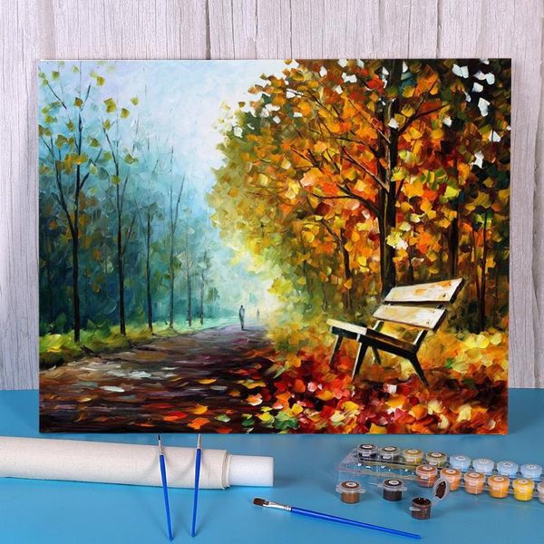 paintings lonely bench in the park paint by numbers set oil paints 40*50 boards wall decoration for kids wholesale
paintings lonely bench in the park paint by numbers set oil paints 40*50 boards wall decoration for kids wholesale