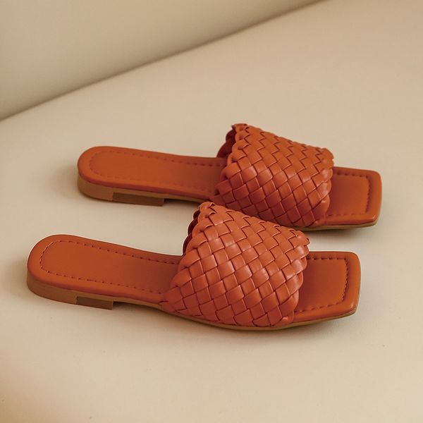 2021 New Summer Beach Slipper Shoe Hand Woven Woman Flipflops Square Toe Slip on Lazy Mullers Shoes Casual Outdoor Wear Female, Beige
2021 New Summer Beach Slipper Shoe Hand Woven Woman Flipflops Square Toe Slip on Lazy Mullers Shoes Casual Outdoor Wear Female, Beige