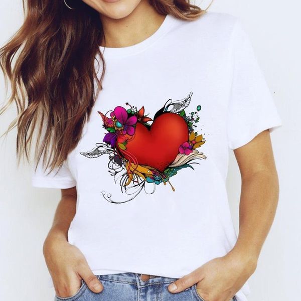 women t shirts short sleeve casual white floral red heart summer tee shirts casual white plus size women tee 2021
women t shirts short sleeve casual white floral red heart summer tee shirts casual white plus size women tee 2021
