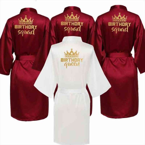 birthday party queen amp women sleepwear squad robes satin pajamas robe dressing gown gold writing kimono, Black;red
birthday party queen amp women sleepwear squad robes satin pajamas robe dressing gown gold writing kimono, Black;red