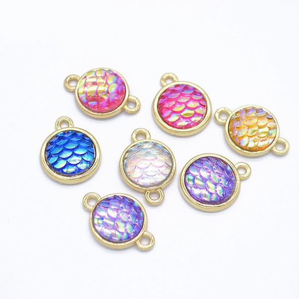 bulk 100pcs mixed color mermaid charms resin scale connector charms pendants for jewelry bracelet necklace making, Bronze;silver
bulk 100pcs mixed color mermaid charms resin scale connector charms pendants for jewelry bracelet necklace making, Bronze;silver