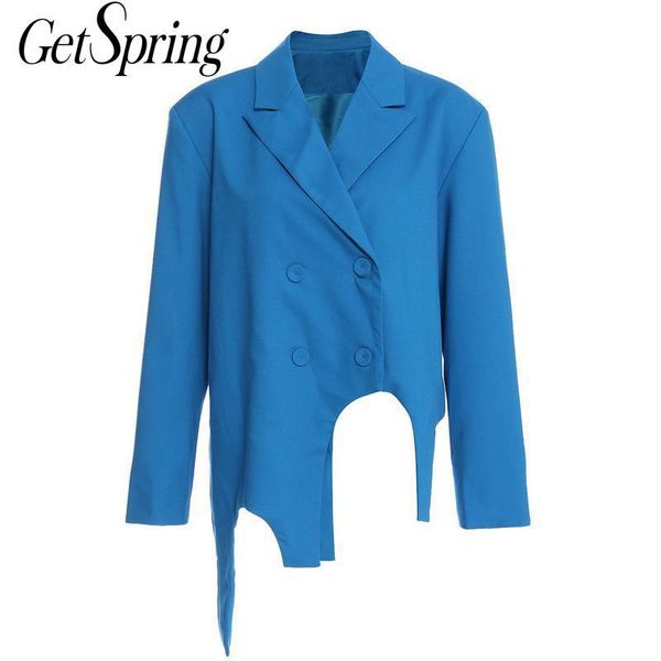 women's jackets getspring women coat irregular hem blue jacket long sleeve loose coats fashion ladies autumn top, Black;brown
women's jackets getspring women coat irregular hem blue jacket long sleeve loose coats fashion ladies autumn top, Black;brown