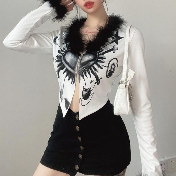 women's jackets long sleeve short , plush patchwork pattern printed hook cardigan, casual street style crop, Black;brown
women's jackets long sleeve short , plush patchwork pattern printed hook cardigan, casual street style crop, Black;brown