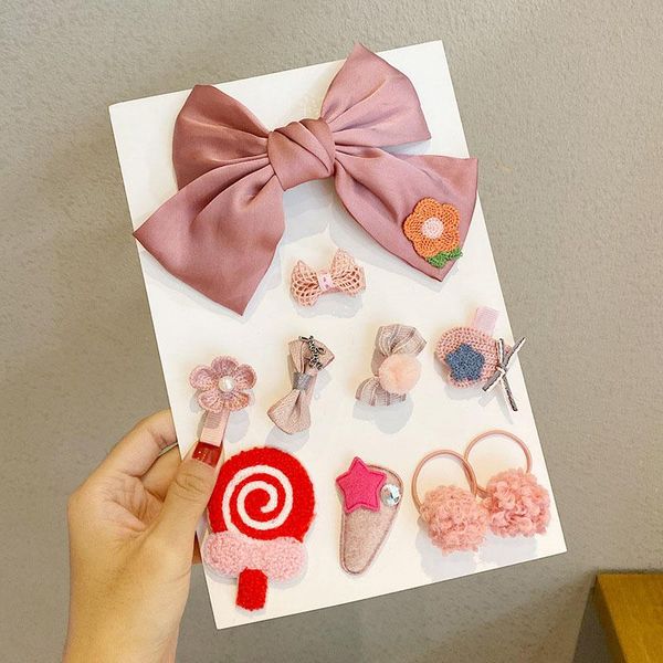 hair accessories 10pcs/set for girls cute bow cartoon clips kids lovely ornament headband hairpins barrettes, Slivery;white
hair accessories 10pcs/set for girls cute bow cartoon clips kids lovely ornament headband hairpins barrettes, Slivery;white