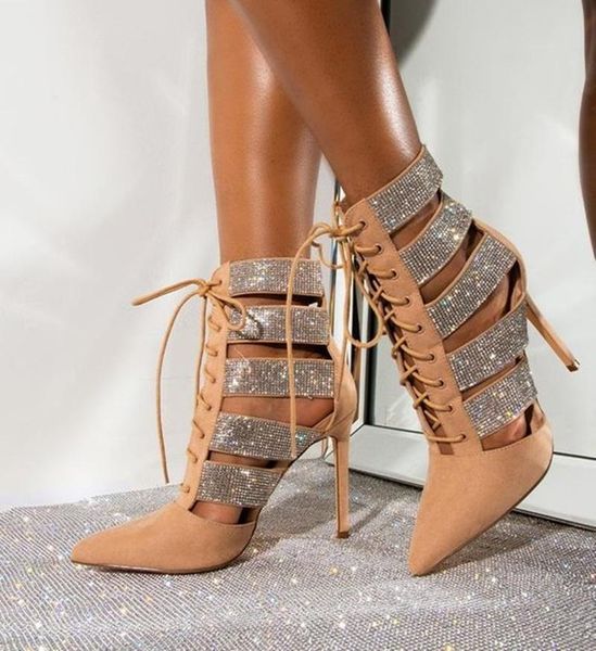 boots fashion rhinestone embellished faux suede pointed toe stiletto heel bootie lace-up hollow dress shoes drop ship, Black
boots fashion rhinestone embellished faux suede pointed toe stiletto heel bootie lace-up hollow dress shoes drop ship, Black