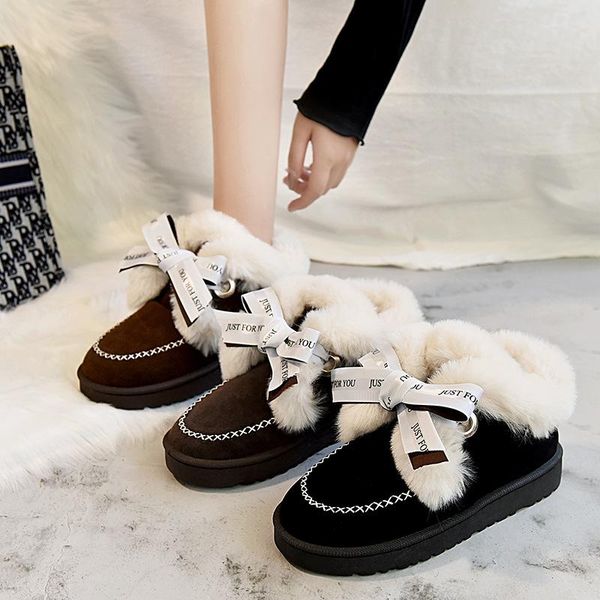 boots fashion winter women shoes snow keep warm anti-slip soft sole fur lined ankle booties memory foam high quality, Black
boots fashion winter women shoes snow keep warm anti-slip soft sole fur lined ankle booties memory foam high quality, Black
