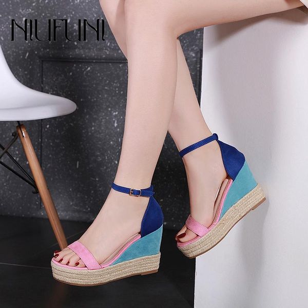 sandals niufuni 2021 waterproof platform rainbow mixed color wedge super high heels ladies buckle gladiator women shoes, Black
sandals niufuni 2021 waterproof platform rainbow mixed color wedge super high heels ladies buckle gladiator women shoes, Black