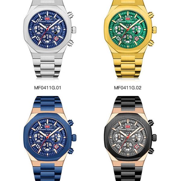 men's fashion stainless steel watches date waterprood chronograph wristwatches, waterproof, Slivery;brown
men's fashion stainless steel watches date waterprood chronograph wristwatches, waterproof, Slivery;brown