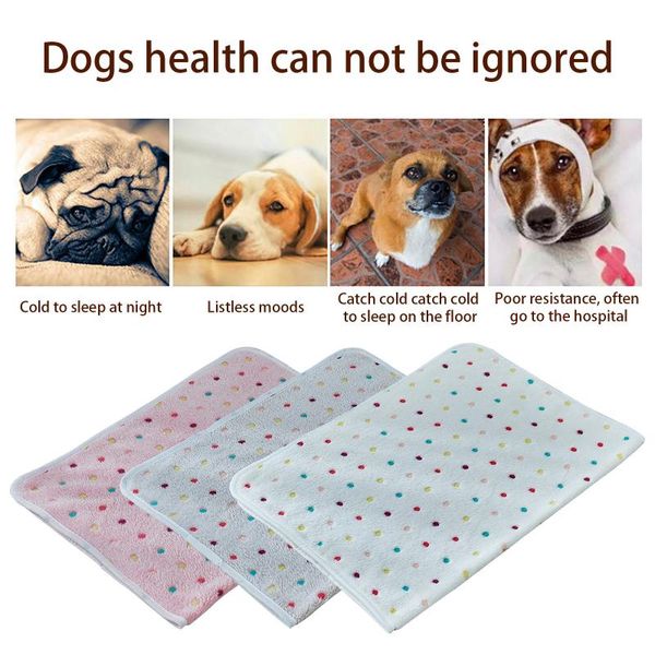 kennels & pens 104x76cm pet super soft blankets coral fleece cute dot prints dog pads portable sleeping bed mat for small medium cat
kennels & pens 104x76cm pet super soft blankets coral fleece cute dot prints dog pads portable sleeping bed mat for small medium cat