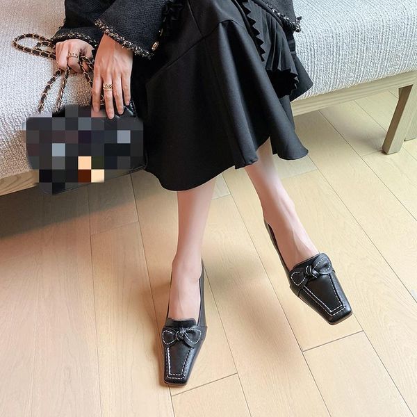 dress shoes mkkhou fashion single women 2021 spring elegant real leather square toe bow high heel size 34-39, Black
dress shoes mkkhou fashion single women 2021 spring elegant real leather square toe bow high heel size 34-39, Black