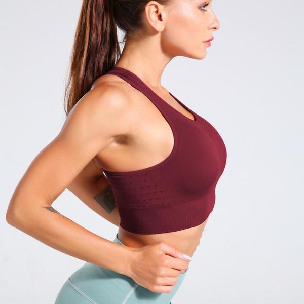 yoga outfits arrival seamless bralette solid color back hollow out breathable running camisole stretchy close-fitting slim fit vest, White;red
yoga outfits arrival seamless bralette solid color back hollow out breathable running camisole stretchy close-fitting slim fit vest, White;red