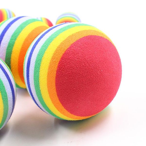 cat toys 3.5cm / 6.3cm diameter rainbow color ball toy play chewing molars natural foam training pet supply
cat toys 3.5cm / 6.3cm diameter rainbow color ball toy play chewing molars natural foam training pet supply