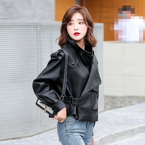 luxury women's short coat2021 kafurandi autumn and winter korean cloth women's pu coat leather et jiang shuying same model 7009, Black;brown
luxury women's short coat2021 kafurandi autumn and winter korean cloth women's pu coat leather et jiang shuying same model 7009, Black;brown