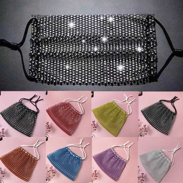 diamond face mask for women black white pink colorful blingbling masks with drill 2021 fashion decoration rhinestone facemask high quality
diamond face mask for women black white pink colorful blingbling masks with drill 2021 fashion decoration rhinestone facemask high quality