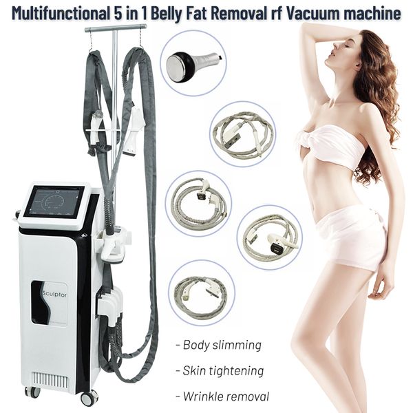 5 in 1 body slimming machine infrared light vacuum cavitation roller skin rf shaping
5 in 1 body slimming machine infrared light vacuum cavitation roller skin rf shaping