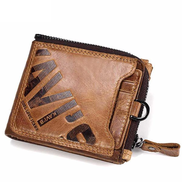 real leather men's short wallet fashion leisure zipper open multifunctional zero, Black
real leather men's short wallet fashion leisure zipper open multifunctional zero, Black