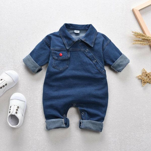 jumpsuits 0-4 years toddler kids baby girls boys clothes denim jumpsuit romper long sleeve playsuits outfits, Blue
jumpsuits 0-4 years toddler kids baby girls boys clothes denim jumpsuit romper long sleeve playsuits outfits, Blue