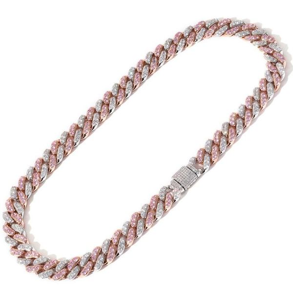 chains men/women hip hop iced out bling cuban chain necklace pink zircon 12mm necklaces hiphop jewelry fashion gift, Silver
chains men/women hip hop iced out bling cuban chain necklace pink zircon 12mm necklaces hiphop jewelry fashion gift, Silver
